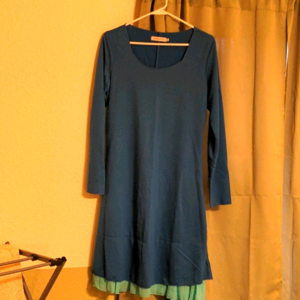 Teal dress